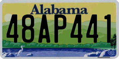 AL license plate 48AP441