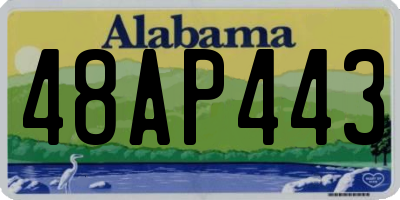 AL license plate 48AP443
