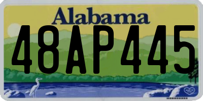 AL license plate 48AP445