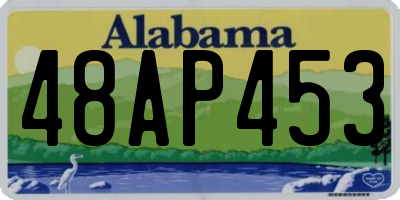 AL license plate 48AP453