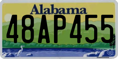 AL license plate 48AP455