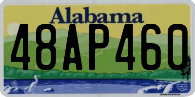AL license plate 48AP460