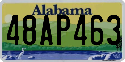 AL license plate 48AP463
