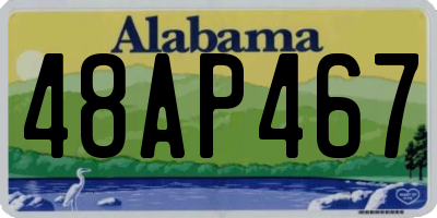 AL license plate 48AP467