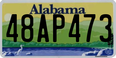 AL license plate 48AP473