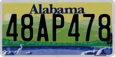 AL license plate 48AP478