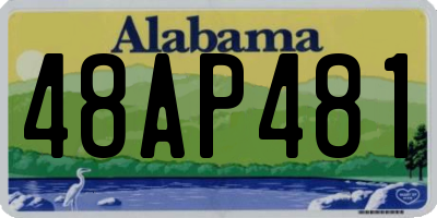 AL license plate 48AP481