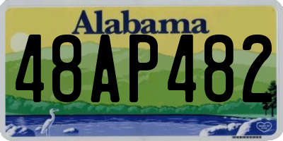AL license plate 48AP482