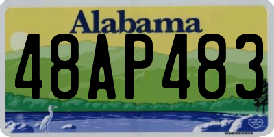 AL license plate 48AP483