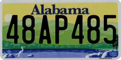 AL license plate 48AP485