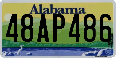 AL license plate 48AP486
