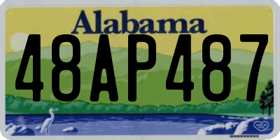 AL license plate 48AP487