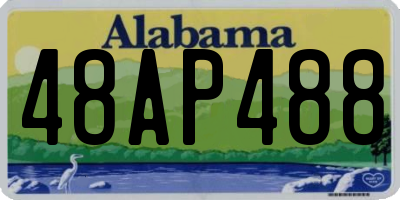 AL license plate 48AP488