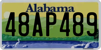 AL license plate 48AP489