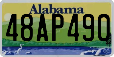 AL license plate 48AP490