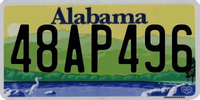 AL license plate 48AP496