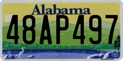 AL license plate 48AP497