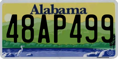 AL license plate 48AP499