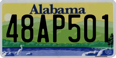 AL license plate 48AP501