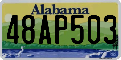 AL license plate 48AP503