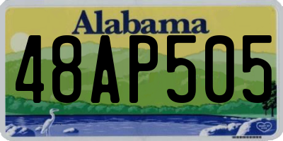 AL license plate 48AP505