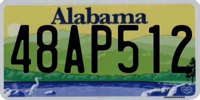 AL license plate 48AP512