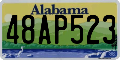 AL license plate 48AP523