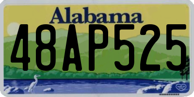 AL license plate 48AP525
