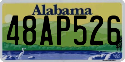 AL license plate 48AP526