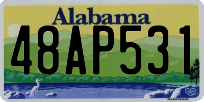 AL license plate 48AP531