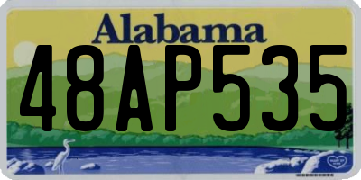 AL license plate 48AP535