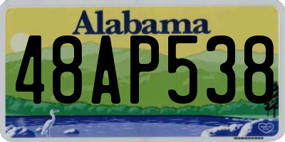 AL license plate 48AP538