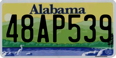 AL license plate 48AP539