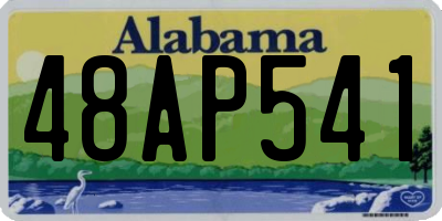 AL license plate 48AP541