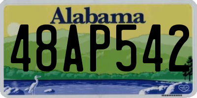 AL license plate 48AP542
