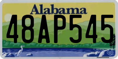 AL license plate 48AP545
