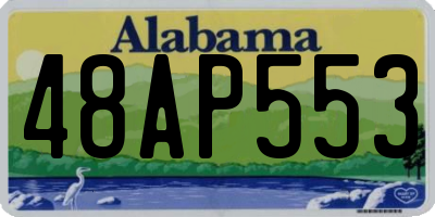 AL license plate 48AP553