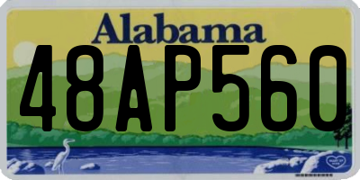 AL license plate 48AP560