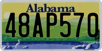 AL license plate 48AP570