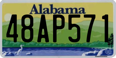 AL license plate 48AP571