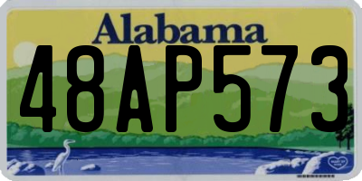AL license plate 48AP573