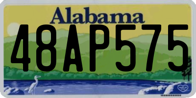 AL license plate 48AP575