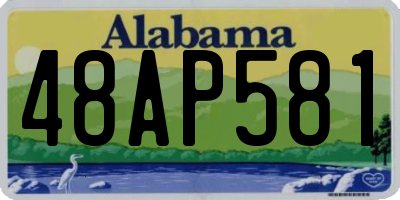 AL license plate 48AP581