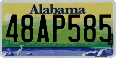 AL license plate 48AP585
