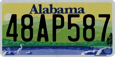AL license plate 48AP587