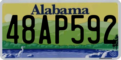 AL license plate 48AP592