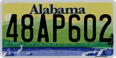AL license plate 48AP602