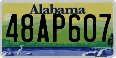 AL license plate 48AP607
