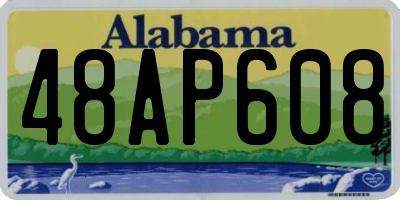 AL license plate 48AP608