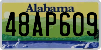 AL license plate 48AP609